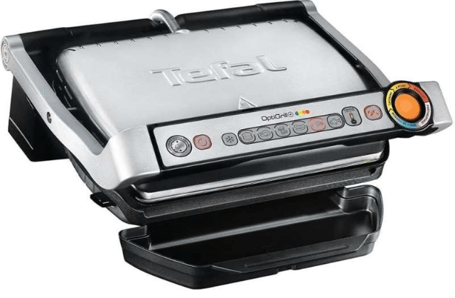 Tefal OptiGrill 4in1 GC774D Silber – Multifunktionaler Elektrogrill 