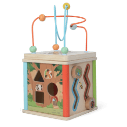 Wooden Activity Cube 15cm