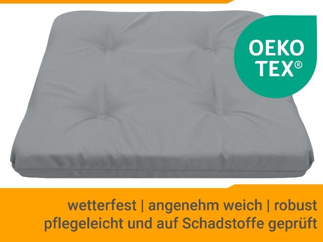 MEGA SALE Outdoor Sitzkissen Stuhlkissen Gastro 40x40x4cm