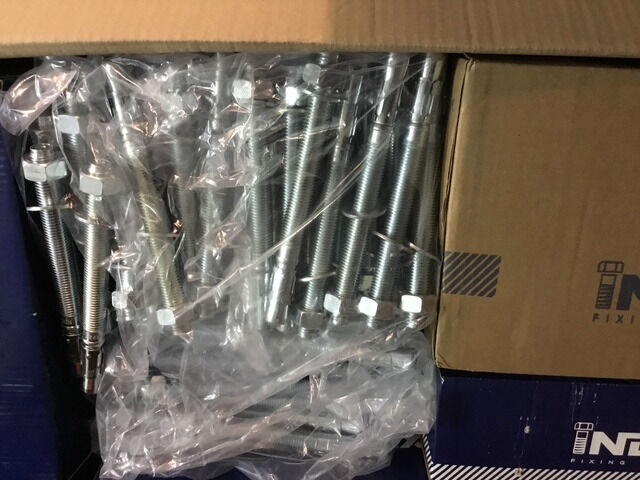 Bolzenanker Blitzanker Durchsteckanker Ankerbolzen verzinkt Palette 54