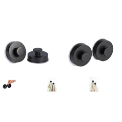 Hänge-Haken 2 Stück Klebehaken Selbstklebende Haken Wandhaken Set Badezimmer Küchen Wandhalterung Restposten