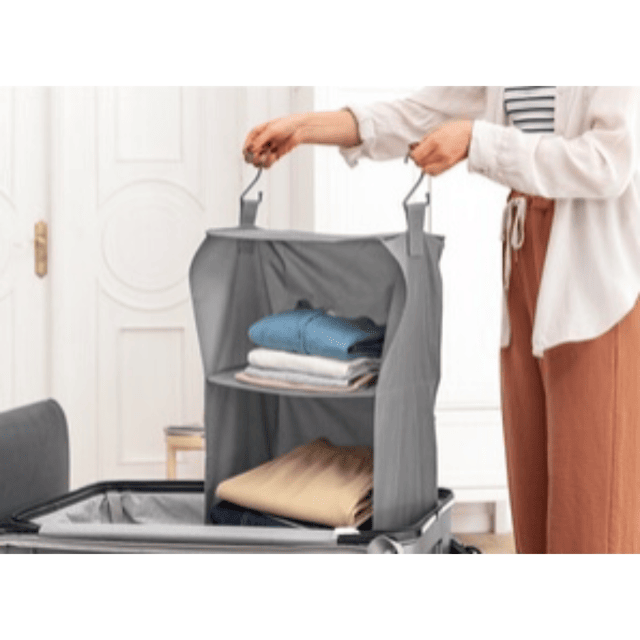 Orga-Hängeregal mit 2 Boxen Schrank Organizer Hängeaufbewahrung Regal mit Boxen Schrank Hängekorb Restposten
