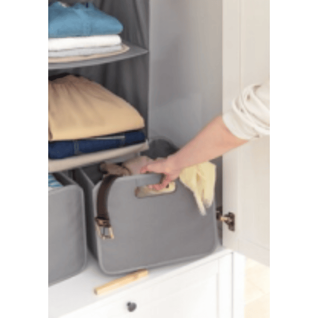 Orga-Hängeregal mit 2 Boxen Schrank Organizer Hängeaufbewahrung Regal mit Boxen Schrank Hängekorb Restposten