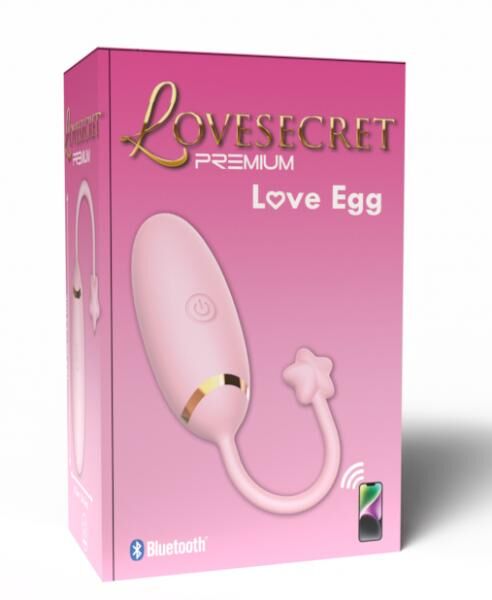 Lovesecret Premium - LS02 - Liebes-Ei - App-gesteuertes Pärchen-Spiel - 9 Vibrationen - Pink