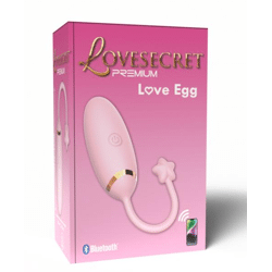 Lovesecret Premium - LS02 - Liebes-Ei - App-gesteuertes Pärchen-Spiel - 9 Vibrationen - Pink
