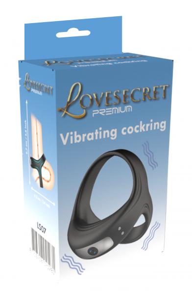 Lovesecret Premium - LS07 - Vibrierender Cockring 3-in-1 - Wiederaufladbar & Wasserdicht