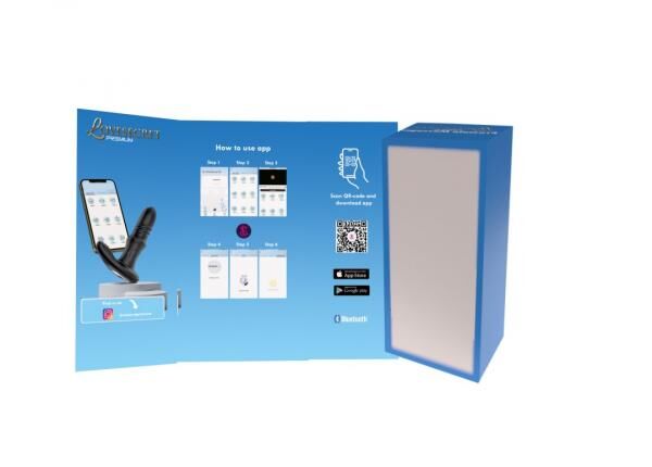 Lovesecret Premium Prostata-Massagegerät LS03 - App-gesteuert - Auf & Ab - 9 Schub-/Vibrationsmodi
