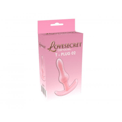 Lovesecret Sensual - LS10 - T-Plug 02 - Anal Plug Pink - 8,5 Cm / 3,5 Inch
