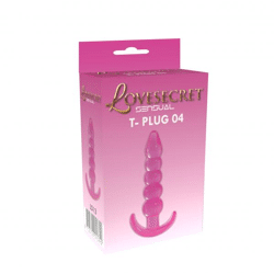 Lovesecret Sensual - LS13 - T-Plug 04 Pink - Anal Plug 12 cm / 4.7 inch