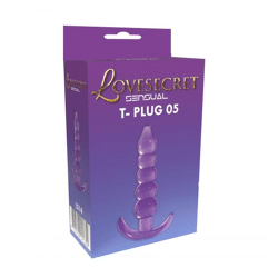 Lovesecret Sensual - LS14 - T-Plug 05 Lila - Anal Plug 12 cm / 4.7 inch