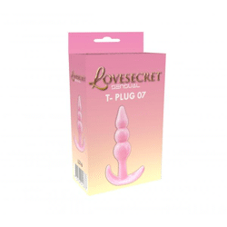 Lovesecret Sensual - LS16 - T-Plug 07 Pink - Anal Plug 9.3 cm / 3.9 inch