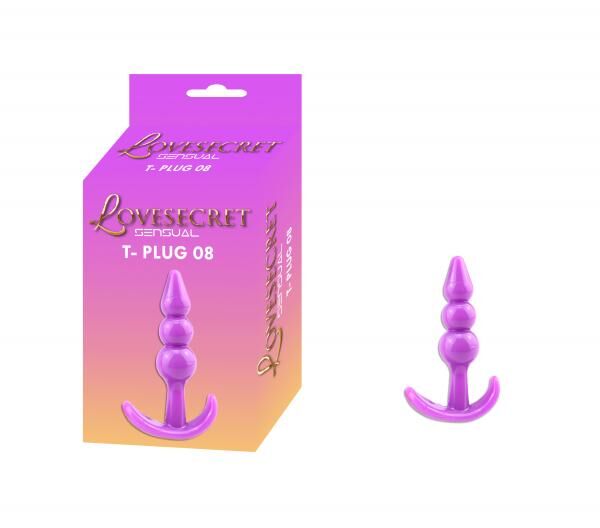 Lovesecret Sensual - LS17 - T-Plug 08 Lila - Anal Plug 9.3 cm / 3.9 inch