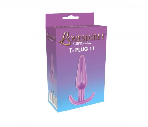 Lovesecret Sensual - LS20 - T-Plug 11 - Anal Plug Lila - 12,3 CM / 4,8 Zoll