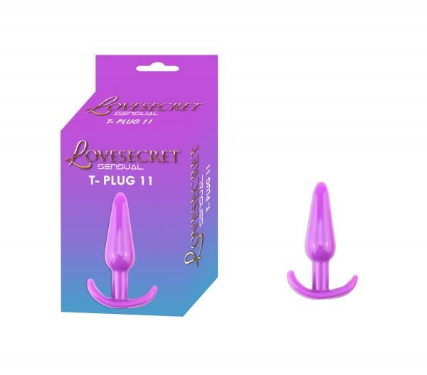 Lovesecret Sensual - LS20 - T-Plug 11 - Anal Plug Lila - 12,3 CM / 4,8 Zoll