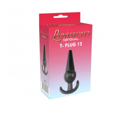 Lovesecret Sensual - LS21 - T-Plug 12 Schwarz - 12.6 cm / 4.9 inch