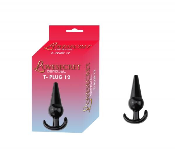 Lovesecret Sensual - LS21 - T-Plug 12 Schwarz - 12.6 cm / 4.9 inch