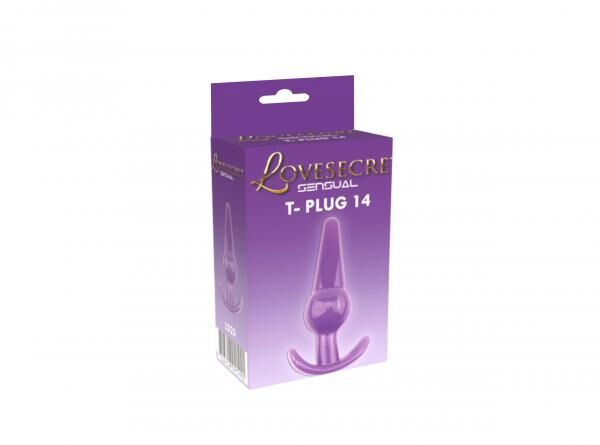 Lovesecret Sensual - LS23 - T-Plug 14 Lila - 12,6 Cm / 4,9 Zoll