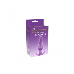 Lovesecret Sensual - LS23 - T-Plug 14 Lila - 12,6 Cm / 4,9 Zoll