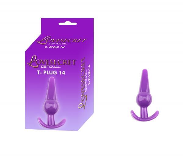 Lovesecret Sensual - LS23 - T-Plug 14 Lila - 12,6 Cm / 4,9 Zoll