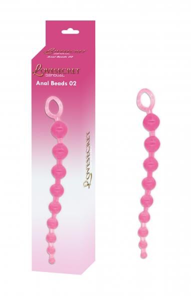 Lovesecret Sensual - LS25 - Anal Perlen Rosa - 30 cm / 11.8 inch, Max Ø 3.5 cm / 1.4 inch