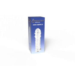 Lovesecret Sensual - LS37 - Cock Sleeve 01 - Transparente Penishülse gerippt - Länge 12,5 CM/ 4.9 Inch