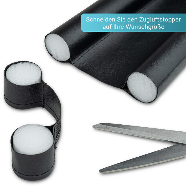 LuanaRose Zugluftstopper 2er-Set in schwarz und weiß erhältlich 