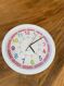 Isabel Iven Designer Wanduhr für Kinder Rosa Pink