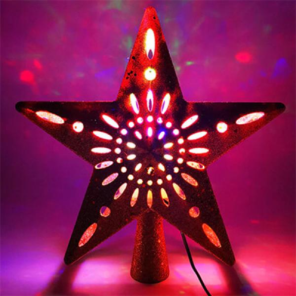 3D Stern für Weihnachtsbaum (gold)