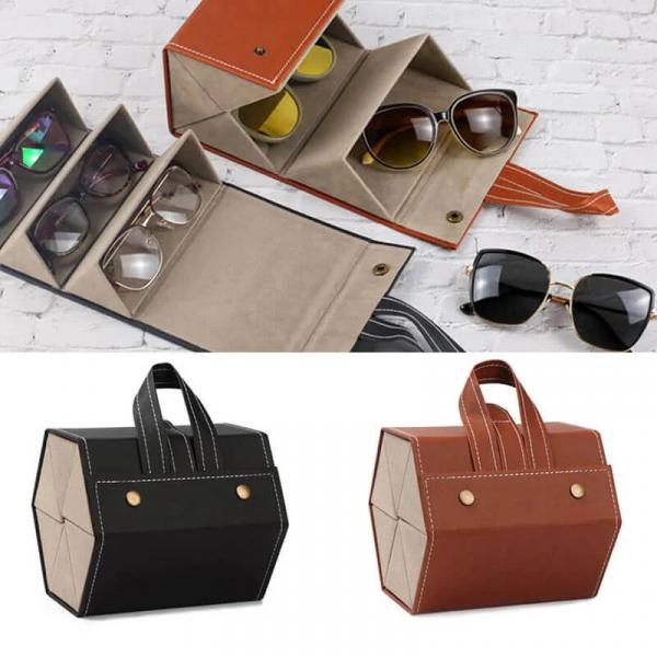 Portable glasses organizer EyeGo (Black variation)