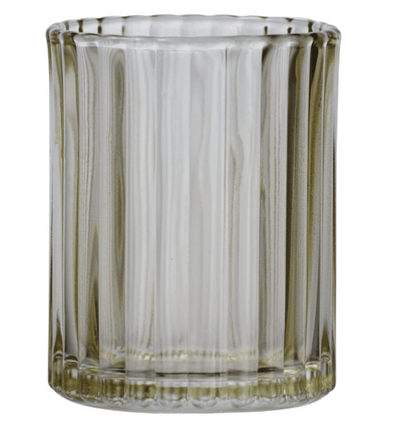 Wenko Zahnputzbecher aus Glas, Serie Vetro