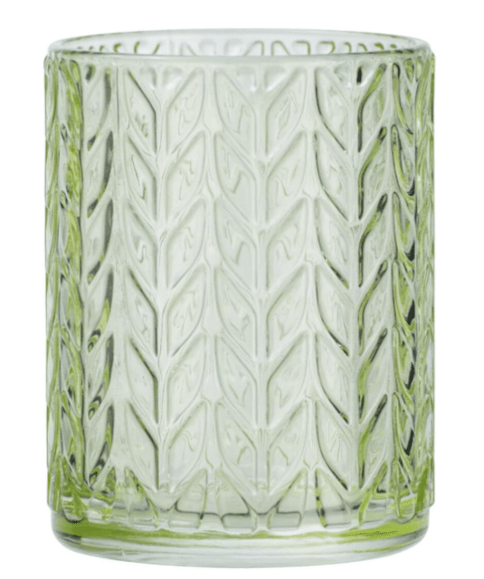 Wenko Zahnputzbecher aus Glas, Serie Vetro