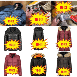 15 € Markenjacken Winter Mix Kategorie A–C, Damen/Herren/Kinder, Top-Marken wie Canadian Peak und Geographical Norway, sofort lieferbar
