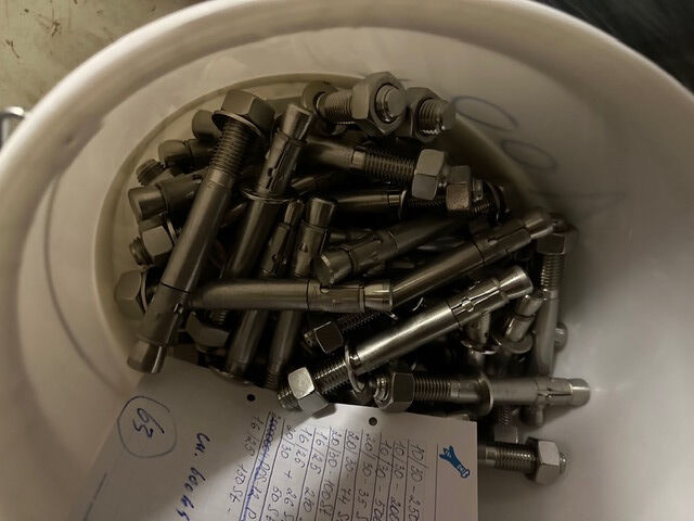 Fischer Bolzenanker Blitzanker Durchsteckanker Ankerbolzen FAZ II A4 Palette 63