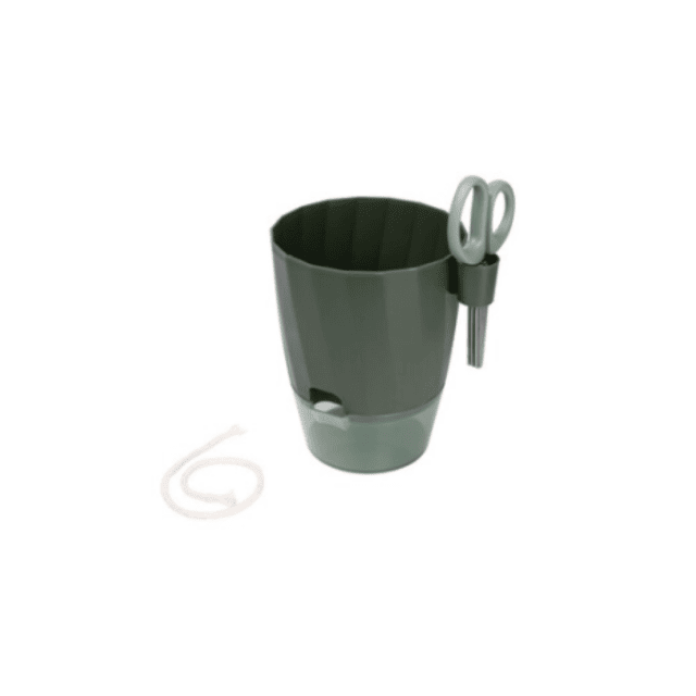 Kräuterset mit Schere Kräuterzucht Kräutertopf Kräutergarten Indoor Selbstbewässerndes Küchenkräuter Restposten