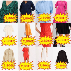 2,80 € Kleider Mix Kategorie A, Markenware aus deutschen Katalogen, Größen 32–54, Sommer Herbst Frühling, sofort lieferbar
