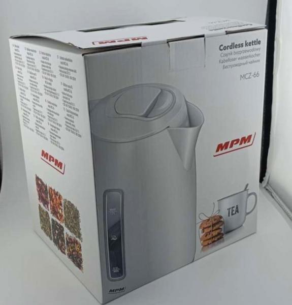Elektrischer Wasserkocher MPM MCZ-66 Bestseller | 1,7 l weiß | Großhandel