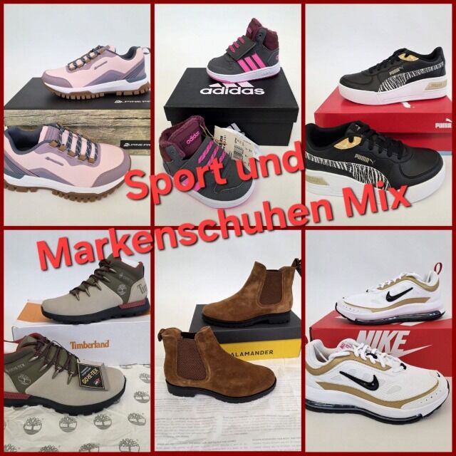 Mix aus Sport- und Markenschuhen
