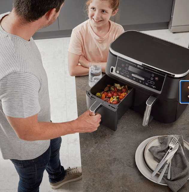 Ninja AF451EU – Heated Air Fryer – Leistungsstarke Heißluftfritteuse – A-Ware