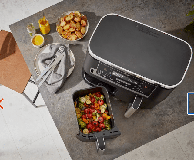 Ninja AF451EU – Heated Air Fryer – Leistungsstarke Heißluftfritteuse – A-Ware