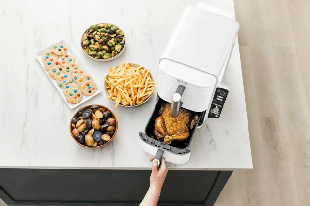 Ninja SL400EUWH – Heated Air Fryer – Leistungsstarke Heißluftfritteuse – A-Ware