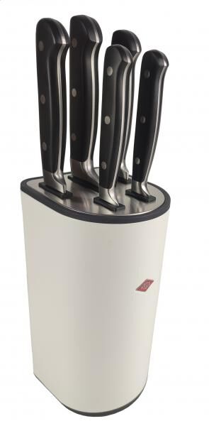 Wesco Messerset| Messerblock Loft Graphite matt 322851-77 / weiß matt 322851-74 incl.Messer