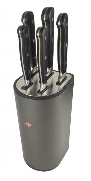 Wesco Messerset| Messerblock Loft Graphite matt 322851-77 / weiß matt 322851-74 incl.Messer