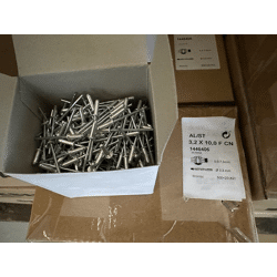 Gesipa Blindnieten Alu/Stahl Flachkopf 3,2x10 mm Palette 108