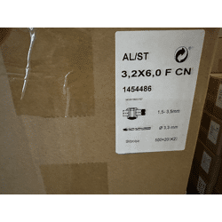 Gesipa blind rivets aluminum/steel flat head 3.2x6 mm pallet 106