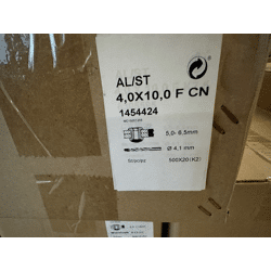 Gesipa blind rivets aluminum/steel flat head 4x10 mm pallet 111