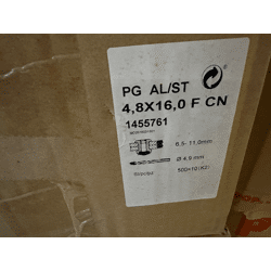 Gesipa Blindnieten Alu/Stahl Poly Grip Mehrbereichsnieten 4x16 mm Palette 105