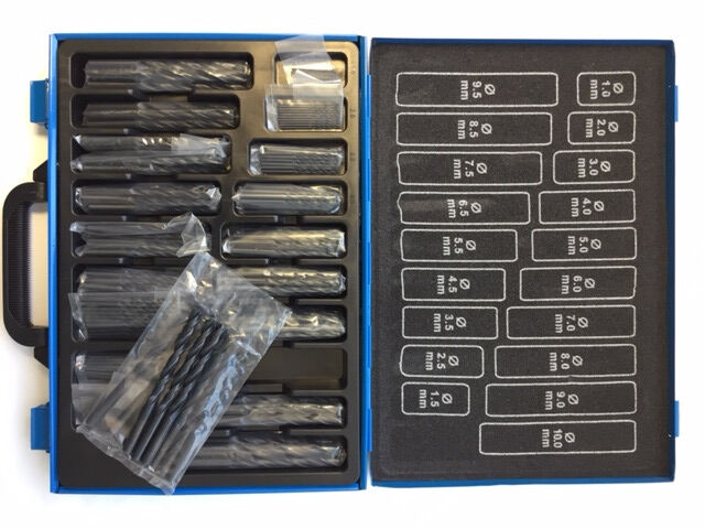 Bohrer Satz 170-tlg.Spiralbohrer 338 Industrieausf. Profiqualität HSS Palette
