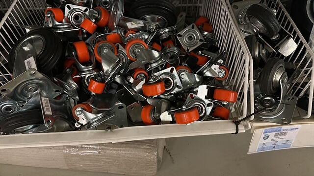 BS Rollen sortiert Palette