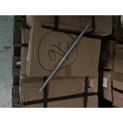 Stockschrauben verzinkt 12x250 12x300 12x350 mm Palette 76