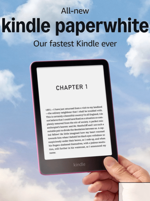 Kindle Paperwhite – 16GB – Raspberry – Mit Werbung – 6,8